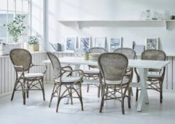 Sika-Design Rossini Tuoli Käsinojilla, Taupe -Fatboy Emu Kauppa 1007T Rossini whitetable bredformat