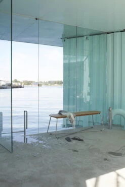 Skagerak Lilium Penkki, Tiikki - Ruostumaton Teräs -Fatboy Emu Kauppa 1420072 Lilium Bench M