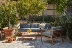 Skagerak Virkelyst 3-istuttava Sohva, Tiikki - Tuhkanharmaa -Fatboy Emu Kauppa 1505783 1505731 S1505770 M