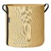 Bacsac Kangasruukku, 50 L, Vaaleankeltainen -Fatboy Emu Kauppa 304027 1 ROUND FLOWER POT 50L GINGER YELLOW FABRIC BACSAC
