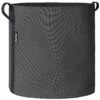 Bacsac Kangasruukku, 100 L, Tummanharmaa -Fatboy Emu Kauppa 304042 1 ROUND FLOWER POT 100L BLACK GREY FABRIC ASPHALTE BACSAC