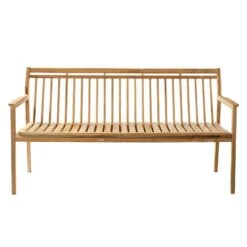 FDB Møbler M11 Sammen 3-istuttava Penkki Selkänojalla