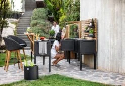 Cane-line Grow Ruukku, Pieni, Tummanharmaa -Fatboy Emu Kauppa 3550AL P3550ST BAR3550T 5455RODGT 5771ALI 1