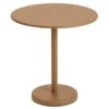 Muuto Linear Steel Café Pöytä, Pyöreä, 70 Cm, Poltettu Oranssi -Fatboy Emu Kauppa 415Muuto AK
