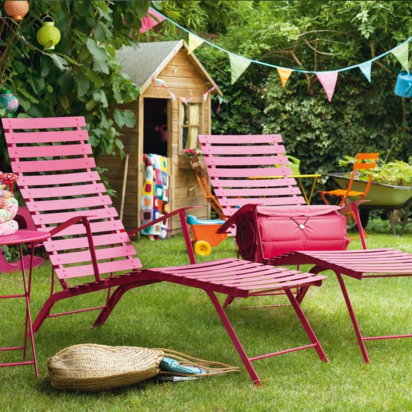 Fermob Bistro Metal Aurinkotuoli, Cotton White 4 Fermob Bistro Metal Aurinkotuoli, Cotton White - Image 2