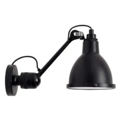 DCWéditions Lampe Gras 304 Classic Ulkovalaisin, Pyöreä Varjostin, Musta