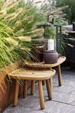 Cane-line Royal Sohvapöytä, Suorakaide, Tiikki -Fatboy Emu Kauppa 50003T 50004T