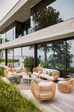 Cane-line Nest Pyöreä Tuoli, Luonnonvärinen - Vaaleanharmaa -Fatboy Emu Kauppa 57422USL 57421USL 57522USL 57523USL