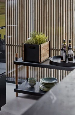 Cane-line Frame Hylly, Matala, Tiikki - Alumiini -Fatboy Emu Kauppa 5780TAL 5789TAL