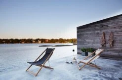 Skargaarden H55 Kansituoli, Tiikki - Musta Agora -Fatboy Emu Kauppa 609949f3e7160 orig