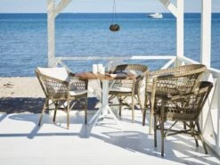 Sika-Design Emma Tuoli, Harmaa - Valkoinen -Fatboy Emu Kauppa 9197T Emma Nicole beach bf