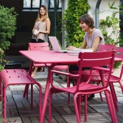 Fermob Luxembourg Pöytä, 165 X 100 Cm, Liquorice -Fatboy Emu Kauppa 98Fermob iso