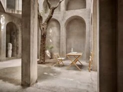 Carl Hansen & Søn BM3670 Pöytä, Tiikki -Fatboy Emu Kauppa BM3670 teak BM4570 teak papyrus v1