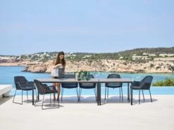 Cane-line Breeze Istuintyyny Pinottavaan Tuoliin, Musta -Fatboy Emu Kauppa Breeze black Pure alu basalt 210x100 100x100 model1 f7 2