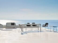 Cane-line Divine Tyyny, 50 X 50 X 12 Cm, Harmaa -Fatboy Emu Kauppa Breeze chair white Edge table concrete on the move Kingston sofa 2