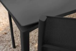 Fermob Calvi Pöytä 195 X 95 Cm, Liquorice -Fatboy Emu Kauppa CALVI CADIZ GRIS ARGILE MONTELIMAR VISUEL2021 AURELIE LECUYER black 1