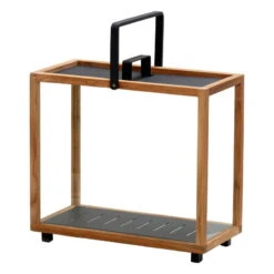 Cane-line Lighthouse Lyhty, Suorakaide, Tiikki - Harmaa