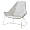 Cane-line Breeze Korkeaselkäinen Nojatuoli, Harmaanvalkoinen -Fatboy Emu Kauppa Cane Line Breeze highback chair white grey ee