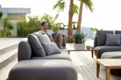 Cane-line Capture 2-istuttava Sohva, Vasen Moduuli, Taupe -Fatboy Emu Kauppa Capture 2