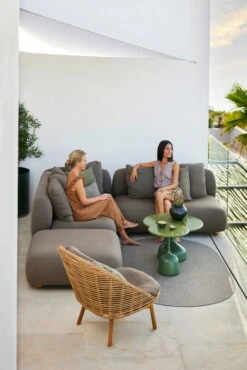 Cane-line Capture 2-istuttava Sohva, Taupe -Fatboy Emu Kauppa Capture lounge Hive lounge chair