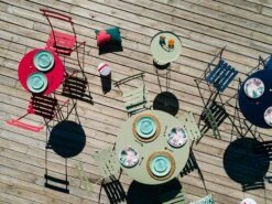 Fermob Bistro Metal Tuoli, Chili -Fatboy Emu Kauppa Chaise et table Bistro Mobilier Fermob 2 2