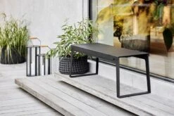 Cane-line Lightlux Lyhty Tiikkikahvalla, L, Harmaa -Fatboy Emu Kauppa Copenhagen bench 2 1