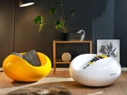 Eero Aarnio Originals Pastilli Tuoli, Valkoinen -Fatboy Emu Kauppa Eero Aarnio Originals Pastil Yellow White 1