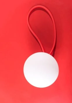 Fatboy Bolleke Valaisin, Punainen -Fatboy Emu Kauppa FATBOY bolleke detail red 3