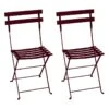 Fermob Bistro Metal Tuoli, 2 Kpl, Black Cherry -Fatboy Emu Kauppa Fermob BISTRO CHAISE METAL Black Cherry 2 ee