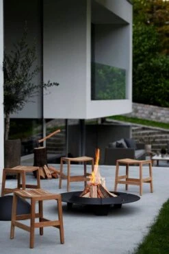 Cane-line Ember Tulisija, Iso, Musta -Fatboy Emu Kauppa Flip stool ember fire pit 1