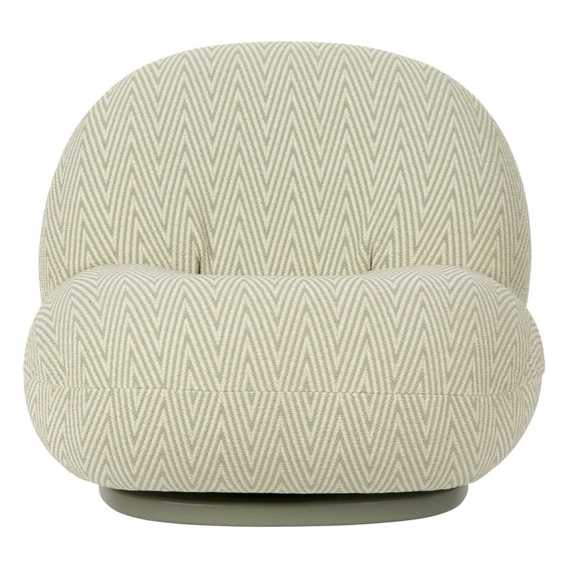 GUBI Pacha Outdoor Nojatuoli, Pyörivä, Chevron FR 008 - Image 3