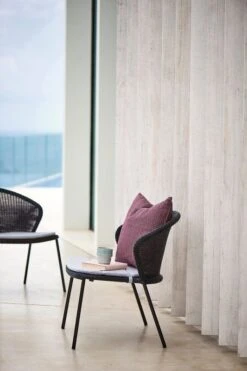 Cane-line Lean Tuolin Istuintyyny, Harmaa -Fatboy Emu Kauppa Lean lounge chair