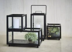 Cane-line Lightbox, Suorakulmainen, Harmaa -Fatboy Emu Kauppa Lightbox lantern lighthouse