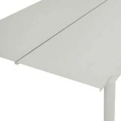 Muuto Linear Steel Pöytä, 140 X 75 Cm, Harmaa -Fatboy Emu Kauppa Linear steel outdoor table 220 grey detail 2 Muuto 5000x5000 hi resrole