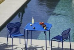 Petite Friture Week-end Tuoli, Sininen -Fatboy Emu Kauppa M0740106 M0740306 M0741106 weekend chairs table blue28C29Ola Rindal lifestyle HD28129