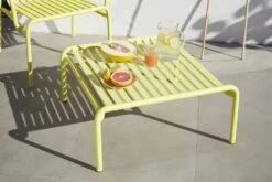 Petite Friture Week-end Nojatuoli, Keltainen -Fatboy Emu Kauppa M0740508 M0741008 weekend armchair coffee table yellow 28C29Ola Rindal lifestyle HD28229
