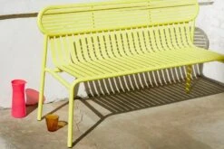 Petite Friture Week-end Penkki, Keltainen -Fatboy Emu Kauppa M0740608 weekend bench yellow 28C29Ola Rindal lifestyle HD 28129