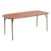 Petite Friture Week-end Pöytä, 85 X 180 Cm, Terrakotta -Fatboy Emu Kauppa M0743313 week end rectangular table medium terracotta ee