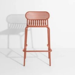 Petite Friture Week-end Baarituoli, Terrakotta -Fatboy Emu Kauppa Petite Friture M0740913 week end high stool terracotta PF 2
