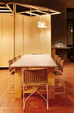 Santa & Cole Ramón Tuoli, Luonnonvärinen - Valkoinen -Fatboy Emu Kauppa Ramon 2 x2400