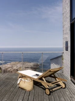 Skagerak Columbus Aurinkovuode, Tiikki - Musta -Fatboy Emu Kauppa S1390655 Columbus Sun Bed2C White 01 M