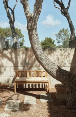 Skagerak Barriere Istuintyyny, 125 X 43 Cm, Raidallinen Keltainen -Fatboy Emu Kauppa Skagerak 1960967 1350600 Barriere Cushion Plank Bench M