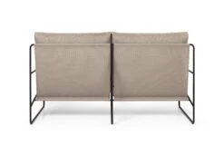 Ferm LIVING Desert 2-istuttava Sohva, Musta - Tumma Hiekka Dolce -Fatboy Emu Kauppa fermLIVING SS22 DesertSofa 2seater BlackDarkSand 1104265434 pack 3
