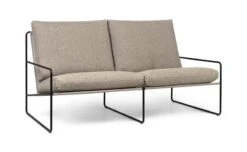 Ferm LIVING Desert 2-istuttava Sohva, Musta - Tumma Hiekka Dolce -Fatboy Emu Kauppa fermLIVING SS22 DesertSofa 2seater BlackDarkSand 1104265434 pack 4