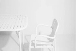 Petite Friture Week-end Käsinojallinen Tuoli, Valkoinen -Fatboy Emu Kauppa square table week end 28729