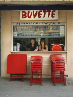 Fermob Bistro Pöytä, 97 X 57 Cm, Poppy -Fatboy Emu Kauppa web BISTRO COQUELICOT